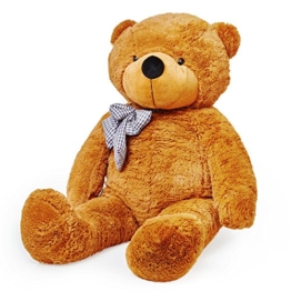Lumaland Riesen XXL Teddybär braun 120cm
