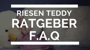 Riesen teddy Ratgeber FAQ Artikel