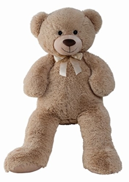 Riesen Teddybär Kuschelbär XXL 100 cm groß Plüschbär samtig weich