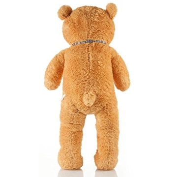 Riesen Teddybär XXL Kuschelbär 120 cm Original Feluna Hellbraun