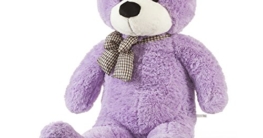 Riesen Teddybär XXL Kuschelbär 120 cm Original Feluna  Lila