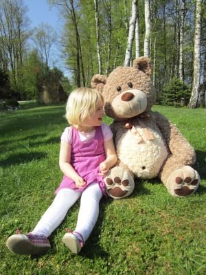 Sweety Toys 3785 XXL Riesen Teddy Teddybär Willi super süss 90 cm Willibär