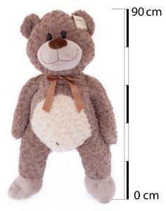 Sweety Toys 3785 XXL Riesen Teddy Teddybär Willi super süss 90 cm Willibär