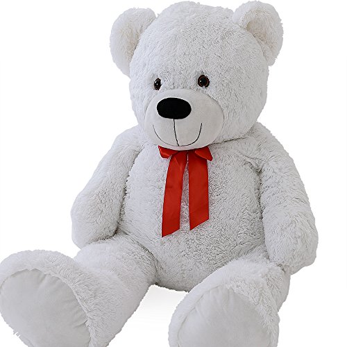 Feluna Riesen Teddybär XXL 120 Cm – Kuschelweicher Plüschbär Mit Schleife – Schadstoffgeprüft & Waschbar – Der Beste Freund