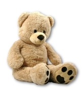 XXL Teddybär Riesen Bär 1m hellbraun