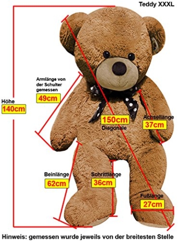 XXXL Teddy Braun Riesen-Teddy