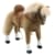 Haflinger mit Sound stehend mit Sattel und Zaumzeug Happy People 58983 - 