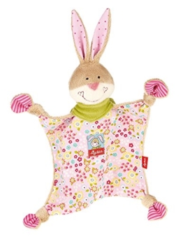 sigikid, Mädchen, Schnuffeltuch Hase, Bungee Bunny, Rosa/Bunt, 48933 - 1