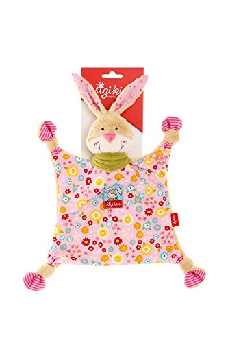 sigikid, Mädchen, Schnuffeltuch Hase, Bungee Bunny, Rosa/Bunt, 48933 - 7