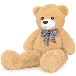 Sausudols XXL Teddybär Großer Bär 120 cm groß Riesen Teddy Bär Stoffti